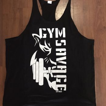 Cotton Hustle - Gym Savage stringer tank tops. - Screen Printing Near Me - Brooklyn, New York