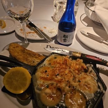 Davenport's Restaurant - Lobster Bites OK. Thought Oysters Rockefeller was more flavourful. Shō'un Junmai Daiginjo class Sakè (sah keh) by Hakutsuru - Seafood Near Me - Encino, California Davenport's Restaurant - Lobster Bites OK. Thought Oysters Rockefeller was more flavourful. Shō'un Junmai Daiginjo class Sakè (sah keh) by Hakutsuru - Seafood Near Me - Encino, California