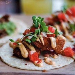 Fried chicken taco Fried chicken taco