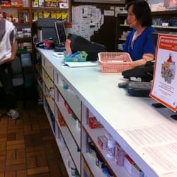 The lady behind the counter was so fast!