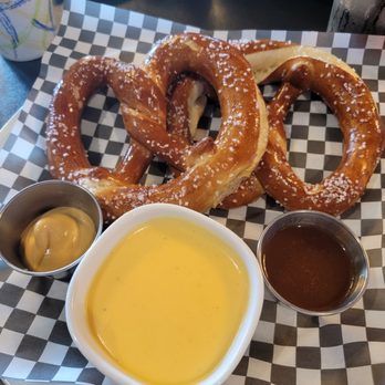 Morrison - Burbank - Pretzels with side of cheese sauce - Gastropubs Near Me - Burbank, California Morrison - Burbank - Pretzels with side of cheese sauce - Gastropubs Near Me - Burbank, California
