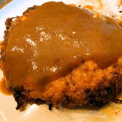 China Wong - Chicken Egg Foo Young with Gravy added