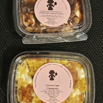 The Cheesecake Lady Indy - Carmel cake flavor & chocolate peanut butter flaver - Bakeries Near Me - Indianapolis, Indiana