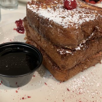 Briarpatch Restaurant - Raspberry and Brie Stuffed Brioche French Toast - American Near Me - Winter Park, Florida