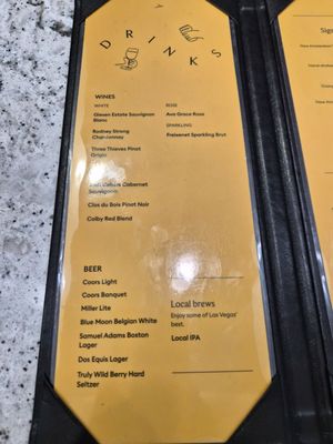 Menu photo 2 The Club Las Vegas, NV