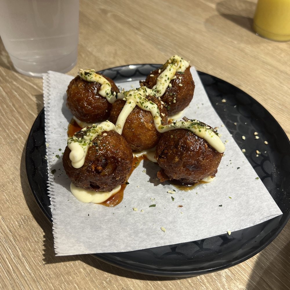 B2J Fish Soup - Crispy takoyaki. - Szechuan Near Me - Gaithersburg, Maryland B2J Fish Soup - Crispy takoyaki. - Szechuan Near Me - Gaithersburg, Maryland