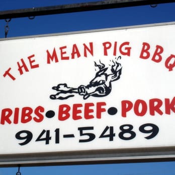 The Mean Pig BBQ - The Sign - Barbeque Near Me - Cabot, Arkansas The Mean Pig BBQ - The Sign - Barbeque Near Me - Cabot, Arkansas