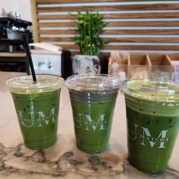 Urban Matcha - Matcha latte, matcha with black sesame foam, matcha with matcha foam - Desserts Near Me - Las Vegas, Nevada