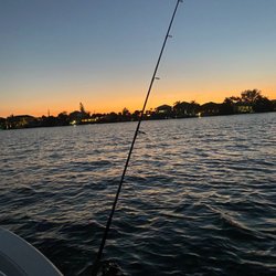 It's All Good Family Charters - Watching the Sunset while fishing