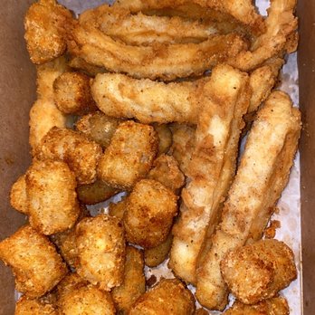 Bounce Boba Lounge - Chicken fingers & tots. I do not recommend - Juice Bars & Smoothies Near Me - Northridge, California Bounce Boba Lounge - Chicken fingers & tots. I do not recommend - Juice Bars & Smoothies Near Me - Northridge, California
