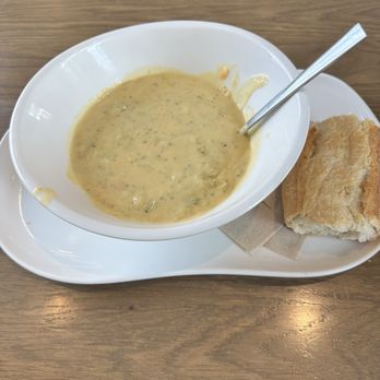 Panera Bread - Broccoli cheddar soup bowl $8.49 - Salad Near Me - Helena, Montana