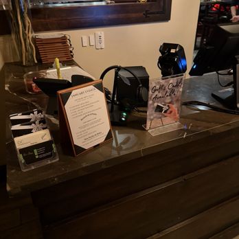 Rice and Beans - Check in area - even though we didn't have a reservation they were still able to accommodate us - Puerto Rican Near Me - Wesley Chapel, Florida