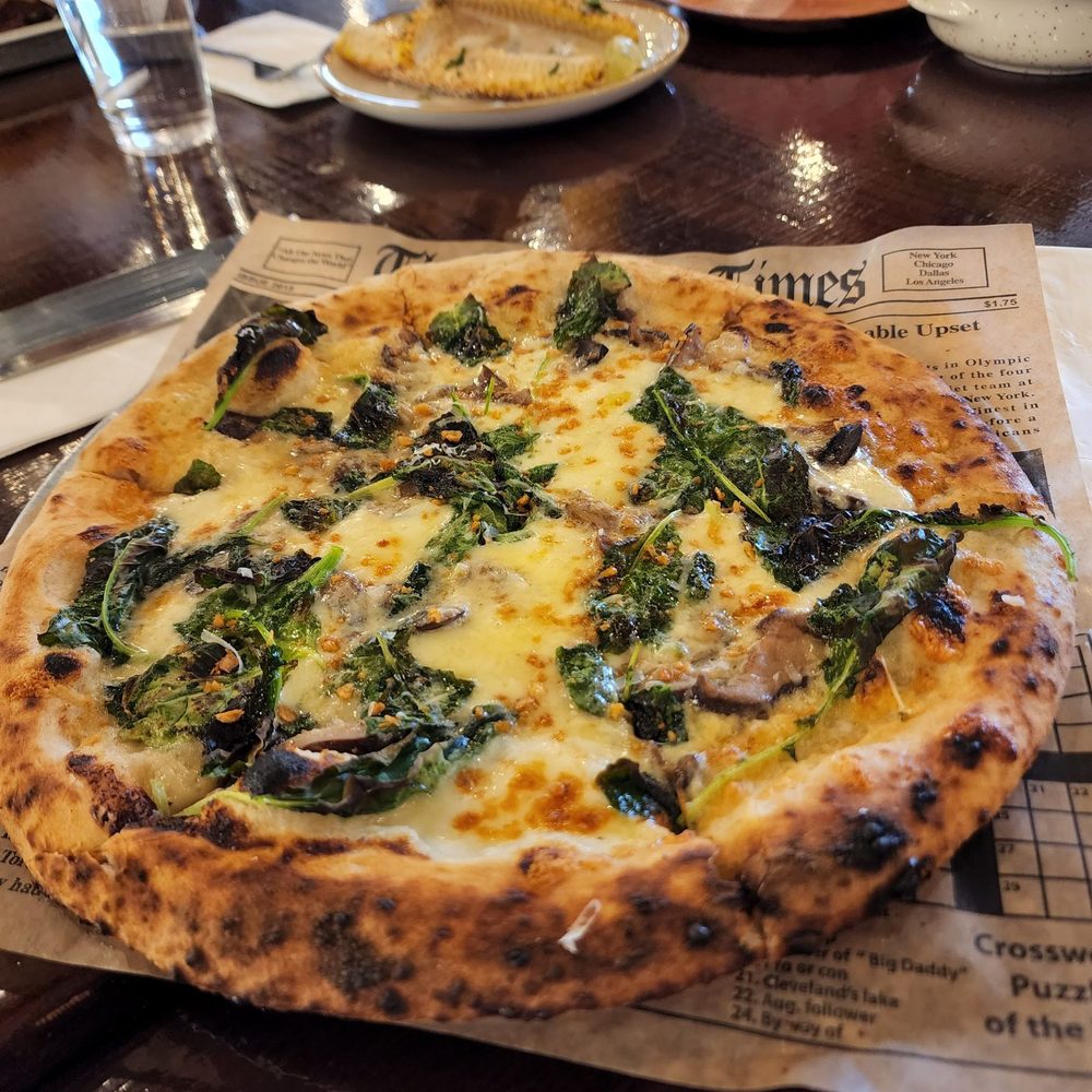 Sloop Brewing @ the Factory - mushroom pizza - Breweries Near Me - Hopewell Junction, New York Sloop Brewing @ the Factory - mushroom pizza - Breweries Near Me - Hopewell Junction, New York