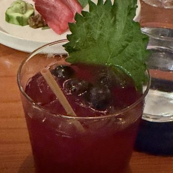 Oken - Delicious cocktail with shiso leaf - Japanese Near Me - Oakland, California