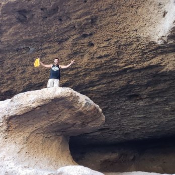 Wave Cave - Wave rock in front of thr cave that gives its name - Hiking Near Me - Gold Canyon, Arizona Wave Cave - Wave rock in front of thr cave that gives its name - Hiking Near Me - Gold Canyon, Arizona