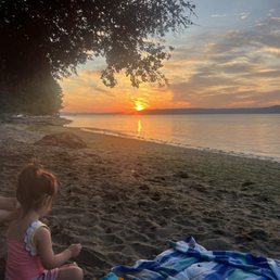 Sunset at the beach. Sunset at the beach.