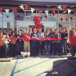 Our Grand Opening ribbon cutting ceremony!