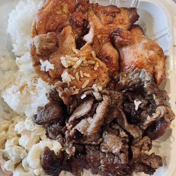 Ohana Hawaiian BBQ - BBQ Chicken and Beef combo - Seafood Near Me - Prescott, Arizona Ohana Hawaiian BBQ - BBQ Chicken and Beef combo - Seafood Near Me - Prescott, Arizona