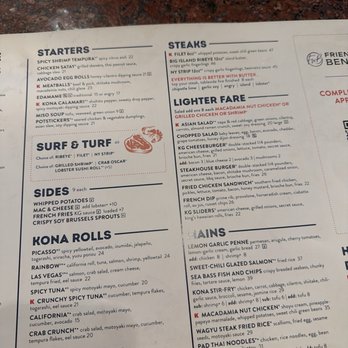 Kona Grill - Menu - New American Near Me - Iselin, New Jersey