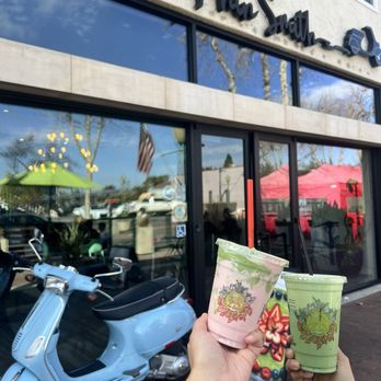 Phin Smith - Blended strawberry matcha and iced matcha latte. - Coffee & Tea Near Me - Garden Grove, California Phin Smith - Blended strawberry matcha and iced matcha latte. - Coffee & Tea Near Me - Garden Grove, California