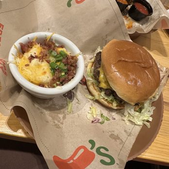 Chili's - Big Smasher Burger & Cup of the Original Chili - American Near Me - West Nyack, New York