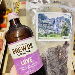 El Portal Market - Kombucha and garlic beef jerky from town nearby
