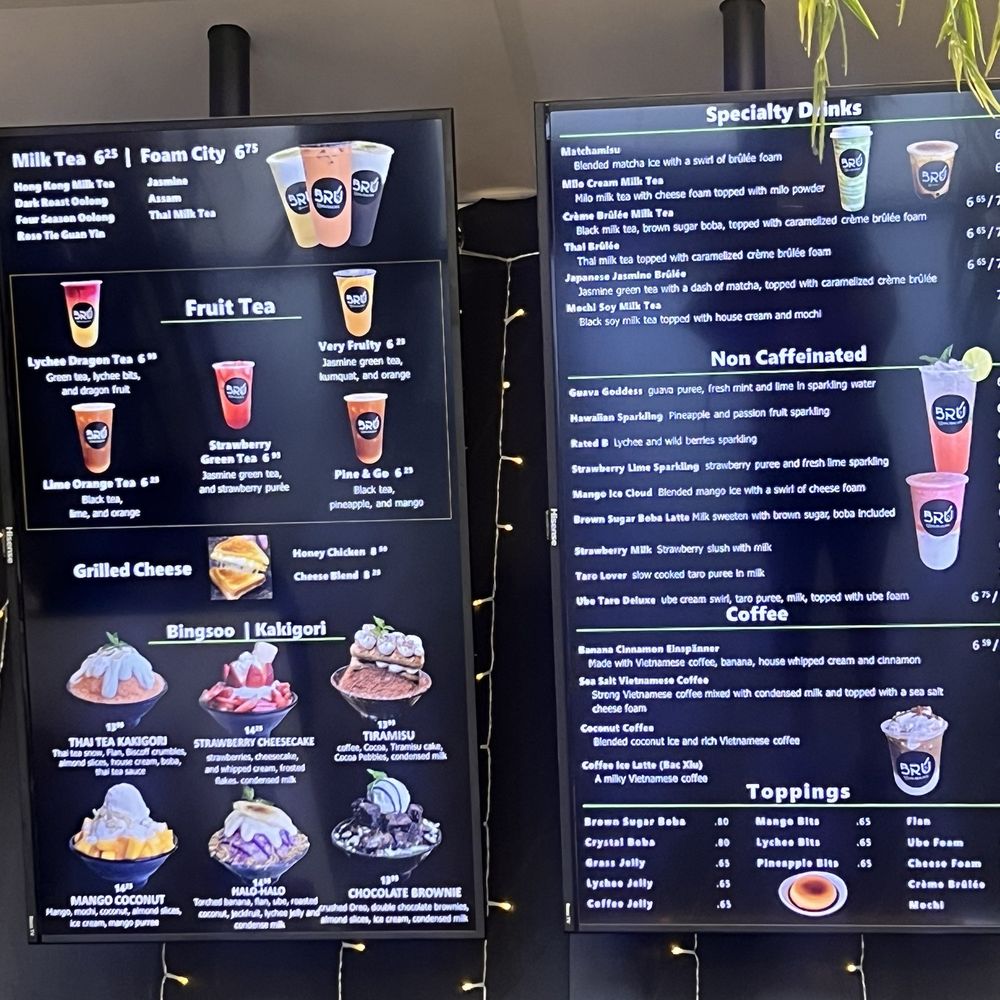Bru Tea Cafe - Bubble Tea Near Me - Elk Grove, California Bru Tea Cafe - Bubble Tea Near Me - Elk Grove, California