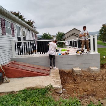 Hiesters Roofing - New composite railings and gate. Never rots and will be there for generations. - Roofing Near Me