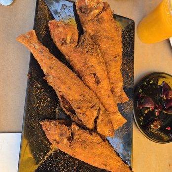 Abuqir Seafood - Fried barbooni - Mediterranean Near Me - Astoria, New York Abuqir Seafood - Fried barbooni - Mediterranean Near Me - Astoria, New York