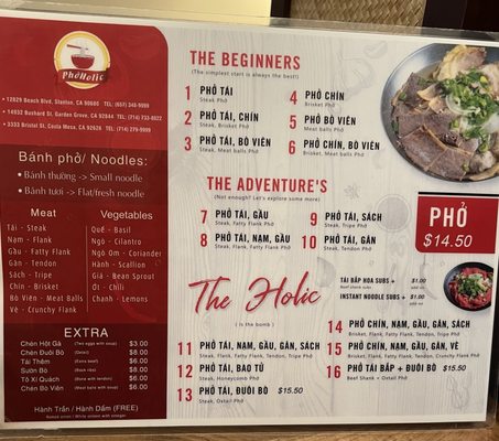 Menu photo 8 PhoHolic Costa Mesa, CA