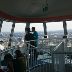 Glasgow Tower - In the pod at the top