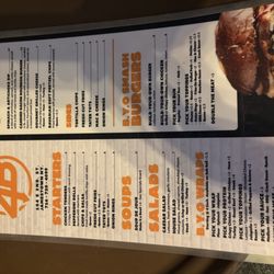 Updated menu