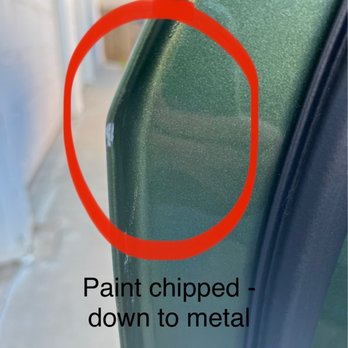 Traditional Auto Craft - Paint chipped after 2 months - Body Shops Near Me - Los Angeles, California Traditional Auto Craft - Paint chipped after 2 months - Body Shops Near Me - Los Angeles, California