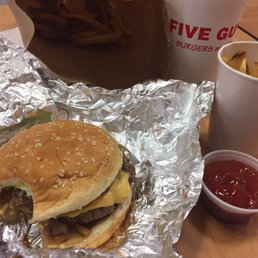 Little Cheese Burger (aka 1 patty vs 2 patties), Regular Fries and a Regular drink =