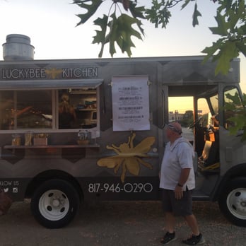 Luckybee Kitchen - The owner Brian and his Luckybee Truck. - New American Near Me - Fort Worth, Texas Luckybee Kitchen - The owner Brian and his Luckybee Truck. - New American Near Me - Fort Worth, Texas