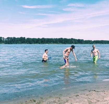 Collins Beach (clothing optional) by null