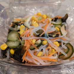 Super Mira Market - Glass noodle salad with cucumbers, seaweed, carrots, and corn