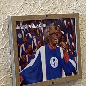 Soul 2 Soul Southern Kitchen - Wall of fame: Ms. Dorothy Love Coates of Mississippi Mass Choir who sang A City Built For Square....love that song! - Soul Food Near Me - Dallas, Texas