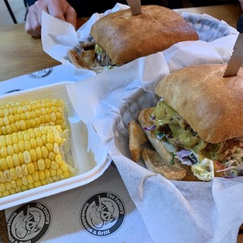 Factory Smokehouse - Pulled Pork Burgers and Corn - Smokehouse Near Me - Rotorua, BOP