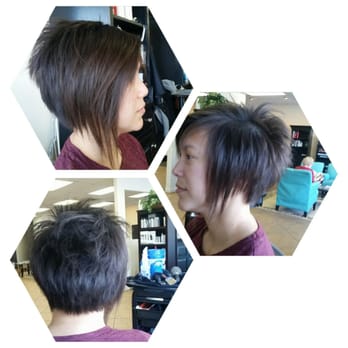 Raw Image Salon - Edgy asymmetrical by Caryn - Hair Stylists Near Me - Layton, Utah Raw Image Salon - Edgy asymmetrical by Caryn - Hair Stylists Near Me - Layton, Utah