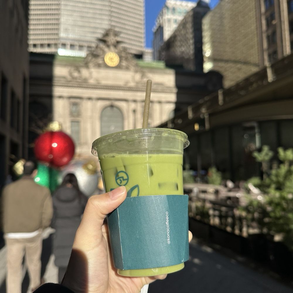 Kona Coffee Roasters - Midtown - Iced Coconut Matcha - Cafes Near Me - New York, New York Kona Coffee Roasters - Midtown - Iced Coconut Matcha - Cafes Near Me - New York, New York
