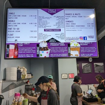 Square Scoop - Ice Cream & Frozen Yogurt Near Me - Indianapolis, Indiana