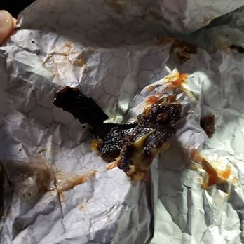 Wendy's - a burnt piece of food on a piece of paper - Burgers Near Me - Cherokee, North Carolina Wendy's - a burnt piece of food on a piece of paper - Burgers Near Me - Cherokee, North Carolina