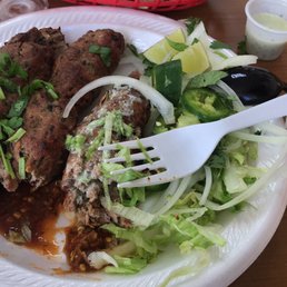 Beef Seekh Kabob Plate Beef Seekh Kabob Plate