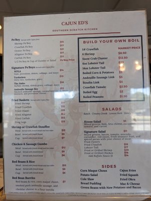 Menu photo 6 Cajun Ed's Hebert's Specialty Meats Tulsa, OK Menu photo 6 Cajun Ed's Hebert's Specialty Meats Tulsa, OK