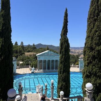 Hearst Castle - View of the pool lady gaga danced in - Tours Near Me - San Simeon, California Hearst Castle - View of the pool lady gaga danced in - Tours Near Me - San Simeon, California