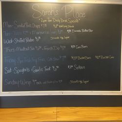 Sarah’s Place - Daily specials