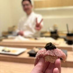 Seared Kama Toro with Osetra Caviar!