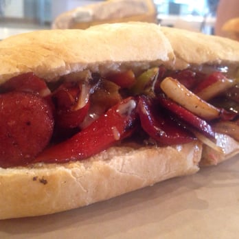 BRONX Sandwich - Number 10: Spicy Alabama which is basically sausage and peppers - Sandwiches Near Me - Anaheim, California