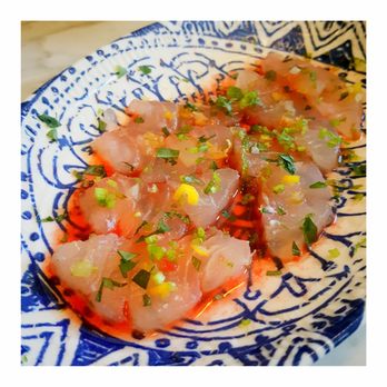 Chubby Fish - American red snapper crudo - Seafood Near Me - Charleston, South Carolina